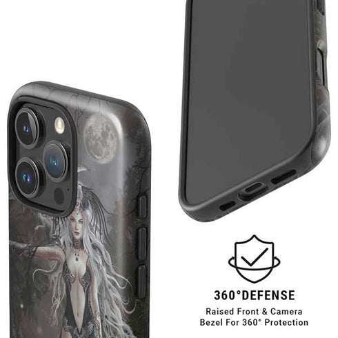 Gothic Princess with Silver Dragon by Nene Thomas iPhone 16 Pro Max Magsafe Impact Case
