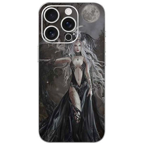 Gothic Princess with Silver Dragon by Nene Thomas iPhone 16 Pro Skin