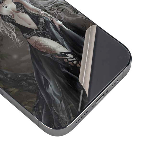 Gothic Princess with Silver Dragon by Nene Thomas iPhone 16 Pro Skin