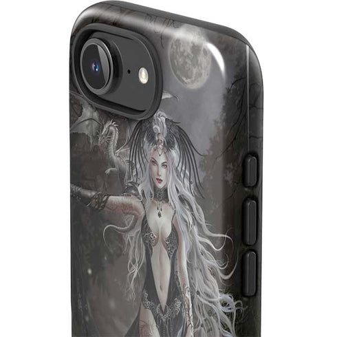 Gothic Princess with Silver Dragon by Nene Thomas iPhone 16e Impact Case