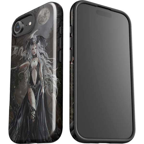 Gothic Princess with Silver Dragon by Nene Thomas iPhone 16e Impact Case