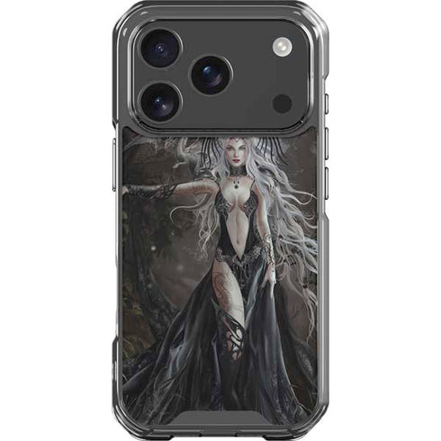Gothic Princess with Silver Dragon by Nene Thomas iPhone 18 Pro Clear Case