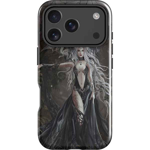 Gothic Princess with Silver Dragon by Nene Thomas iPhone 18 Pro Impact Case