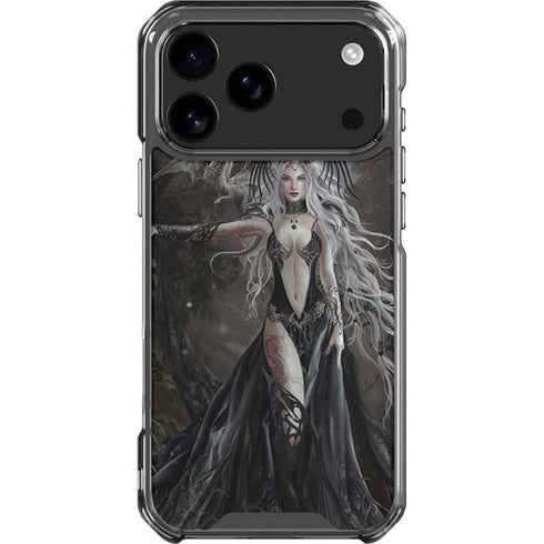 Gothic Princess with Silver Dragon by Nene Thomas iPhone 18 Pro Max Clear Case