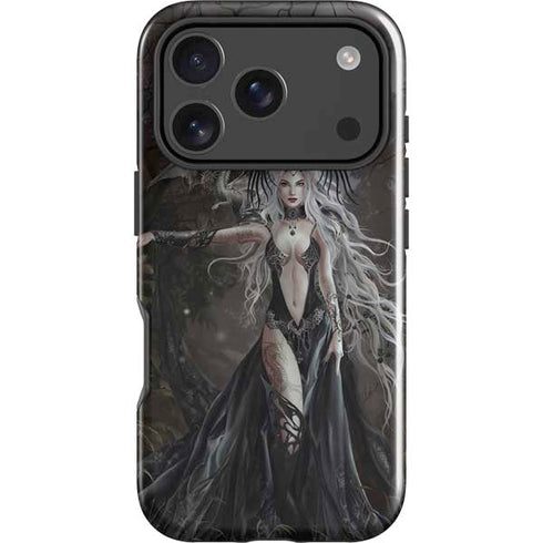 Gothic Princess with Silver Dragon by Nene Thomas iPhone 18 Pro Max Impact Case