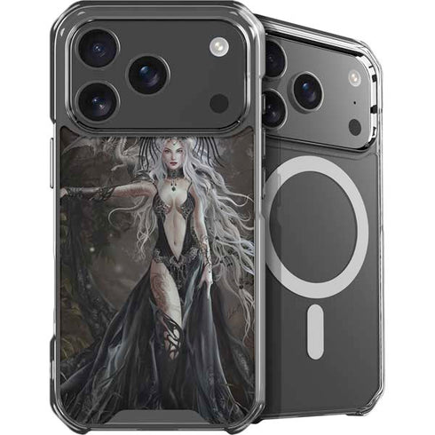 Gothic Princess with Silver Dragon by Nene Thomas iPhone 18 Pro Max MagSafe Case