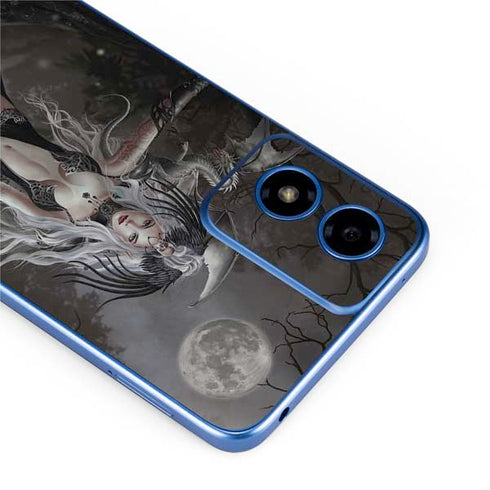 Gothic Princess with Silver Dragon by Nene Thomas Moto G Play 4G (2024) Skin