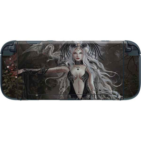 Gothic Princess with Silver Dragon by Nene Thomas Nintendo Switch 2 (2025) with Joy-Con Skin