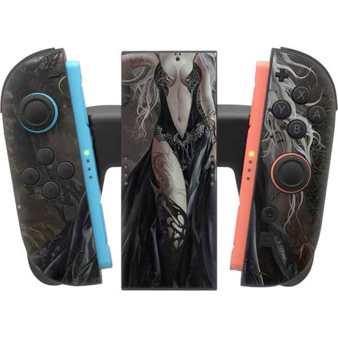 Gothic Princess with Silver Dragon by Nene Thomas Nintendo Switch 2 (2025) Joy-Con Controller Skin