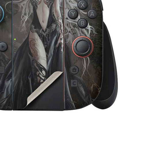 Gothic Princess with Silver Dragon by Nene Thomas Nintendo Switch 2 (2025) Joy-Con Controller Skin