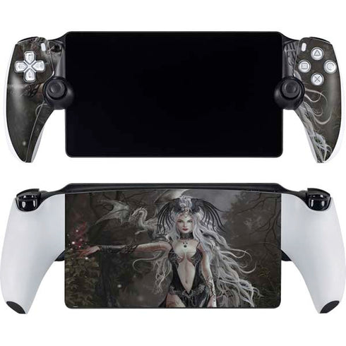 Gothic Princess with Silver Dragon by Nene Thomas PlayStation Portal Remote Player Skin