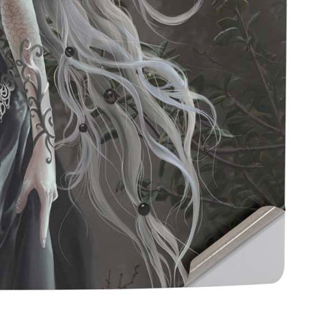 Gothic Princess with Silver Dragon by Nene Thomas PS5 Pro Disk Console Skin