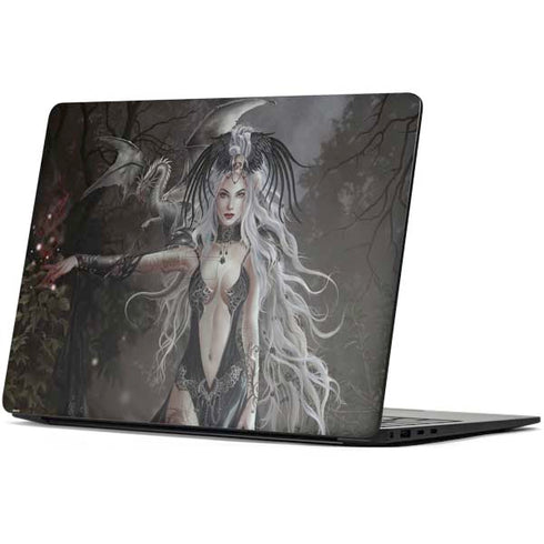 Gothic Princess with Silver Dragon by Nene Thomas Surface Laptop 7 13.8in Skin