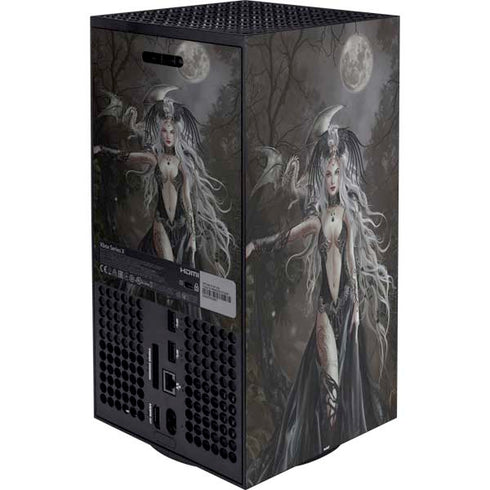 Gothic Princess with Silver Dragon by Nene Thomas Xbox Series X Bundle Skin