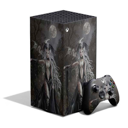 Gothic Princess with Silver Dragon by Nene Thomas XBox Series X Digital Edition Bundle Skin