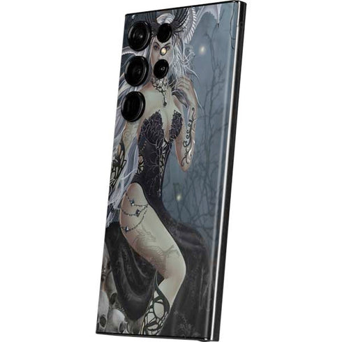 Gothic Queen with Silver Dragon by Nene Thomas Galaxy Skins