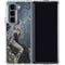 Gothic Queen with Silver Dragon by Nene Thomas Galaxy Z Fold5 5G Clear Case