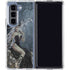 Gothic Queen with Silver Dragon by Nene Thomas Galaxy Z Fold5 5G Clear Case
