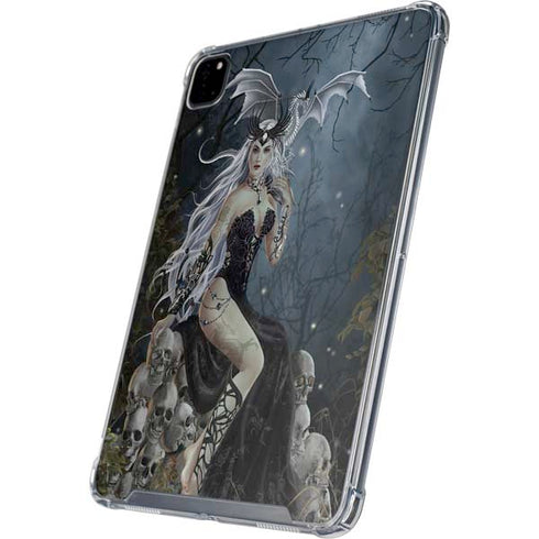 Gothic Queen with Silver Dragon by Nene Thomas iPad Cases
