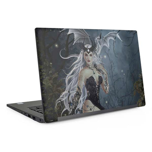 Gothic Queen with Silver Dragon by Nene Thomas Dell Latitude Skin