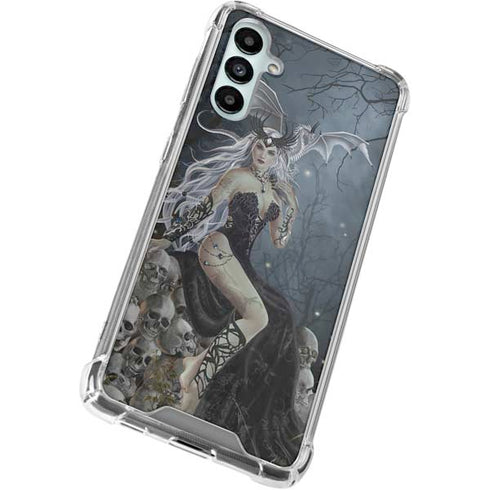 Gothic Queen with Silver Dragon by Nene Thomas Gabb Phone 4 Clear Case