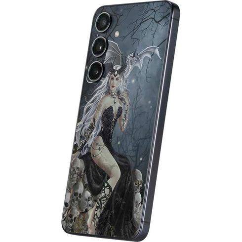Gothic Queen with Silver Dragon by Nene Thomas Galaxy A16 5G Skin