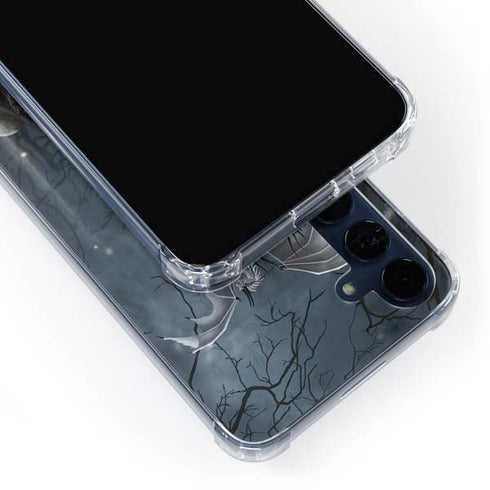 Gothic Queen with Silver Dragon by Nene Thomas Galaxy A35 5G Clear Case