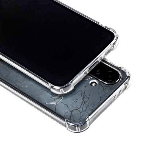 Gothic Queen with Silver Dragon by Nene Thomas Galaxy A36 5G Clear Case