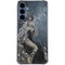 Gothic Queen with Silver Dragon by Nene Thomas Galaxy A55 5G Clear Case