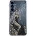 Gothic Queen with Silver Dragon by Nene Thomas Galaxy A55 5G Clear Case