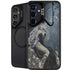 Gothic Queen with Silver Dragon by Nene Thomas Galaxy S25 Kickstand Case