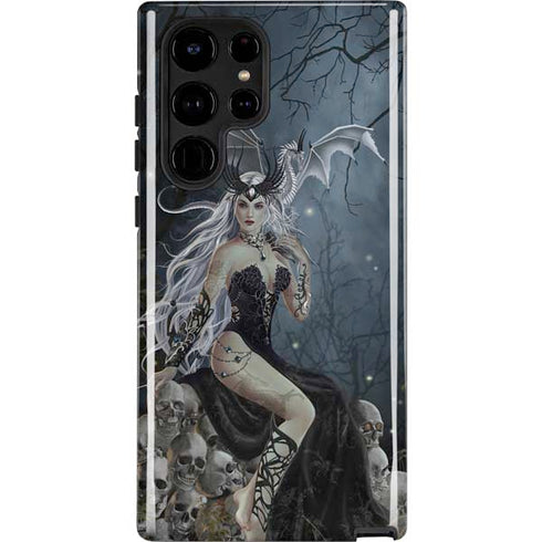Gothic Queen with Silver Dragon by Nene Thomas Galaxy S25 Ultra Impact Case