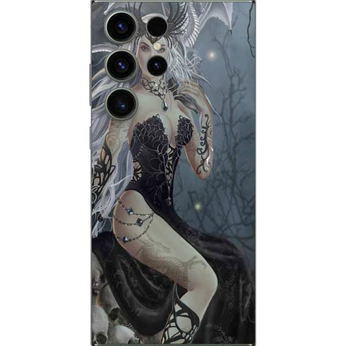 Gothic Queen with Silver Dragon by Nene Thomas Galaxy S24 Ultra Skin