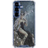 Gothic Queen with Silver Dragon by Nene Thomas Galaxy S25 Clear Case
