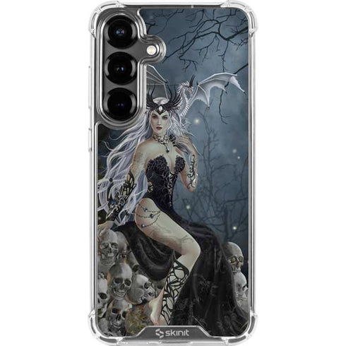 Gothic Queen with Silver Dragon by Nene Thomas Galaxy S26 Plus Clear Case