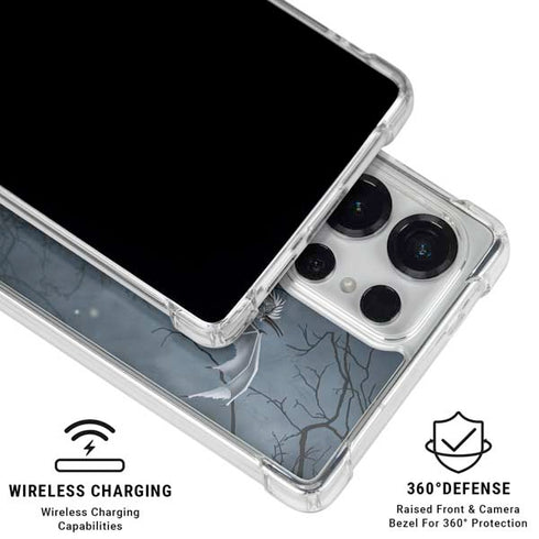 Gothic Queen with Silver Dragon by Nene Thomas Galaxy S26 Ultra Clear Case