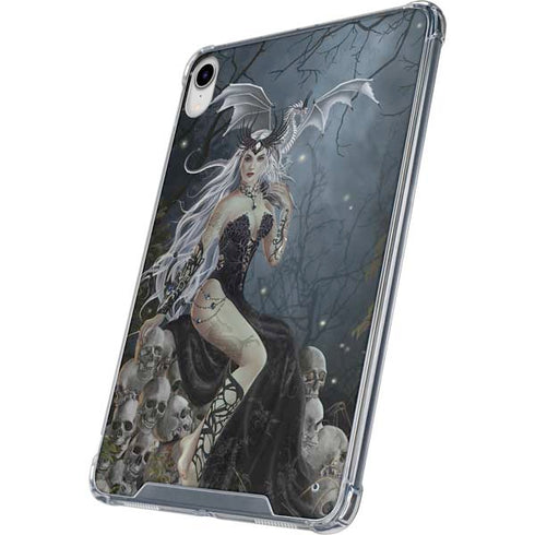 Gothic Queen with Silver Dragon by Nene Thomas iPad 11th Gen (2025) Clear Case