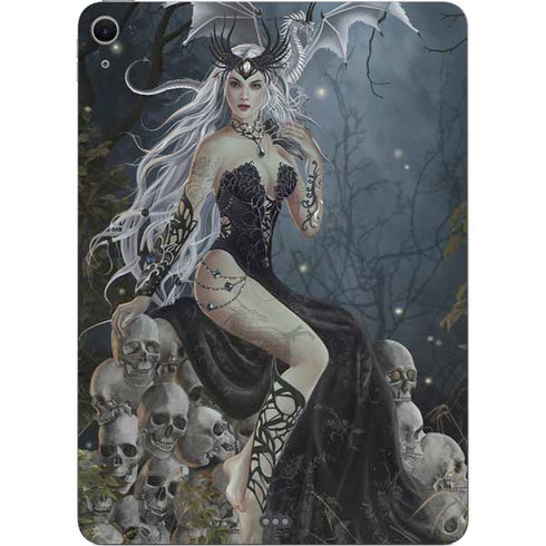 Gothic Queen with Silver Dragon by Nene Thomas Apple iPad Air Skin
