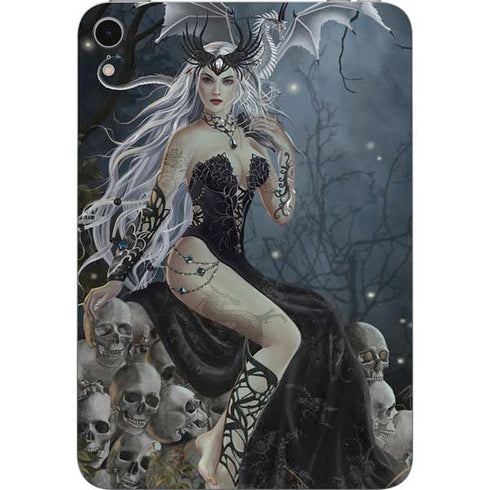 Gothic Queen with Silver Dragon by Nene Thomas Apple iPad Mini Skin