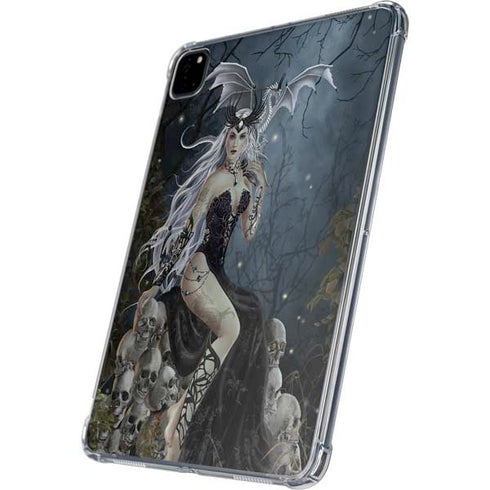 Gothic Queen with Silver Dragon by Nene Thomas iPad Pro 11in (2024) Clear Case