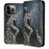 Gothic Queen with Silver Dragon by Nene Thomas iPhone 13 Pro Max Folio Case