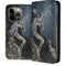 Gothic Queen with Silver Dragon by Nene Thomas iPhone 14 Pro Folio Case