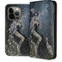 Gothic Queen with Silver Dragon by Nene Thomas iPhone 14 Pro Folio Case