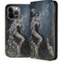 Gothic Queen with Silver Dragon by Nene Thomas iPhone 14 Pro Max Folio Case