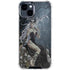 Gothic Queen with Silver Dragon by Nene Thomas iPhone 15 Clear Case