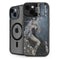 Gothic Queen with Silver Dragon by Nene Thomas iPhone 15 Kickstand Case