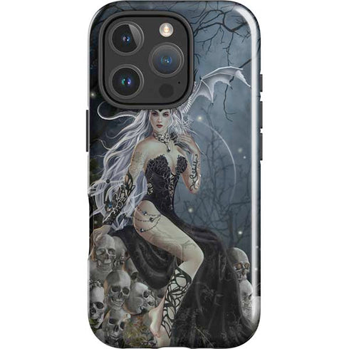 Gothic Queen with Silver Dragon by Nene Thomas iPhone 16 Pro Magsafe Impact Case