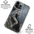 Gothic Queen with Silver Dragon by Nene Thomas iPhone 16 Pro Max Clear Case