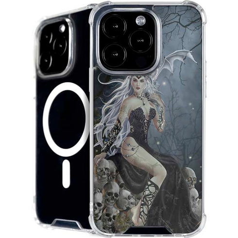 Gothic Queen with Silver Dragon by Nene Thomas iPhone 16 Pro Max MagSafe Case