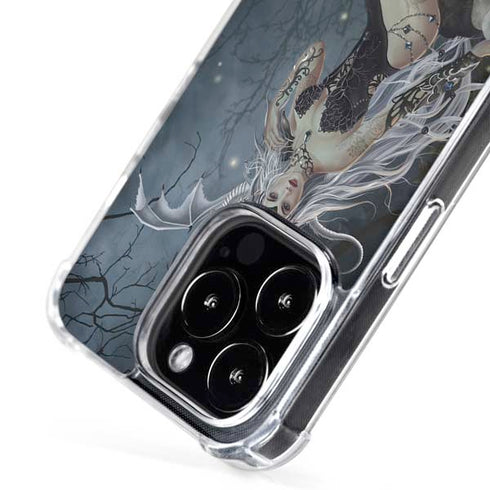 Gothic Queen with Silver Dragon by Nene Thomas iPhone 16 Pro Max MagSafe Case